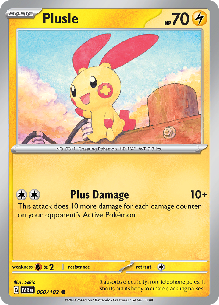 Plusle (060/182) [Scarlet & Violet: Paradox Rift] | L.A. Mood Comics and Games