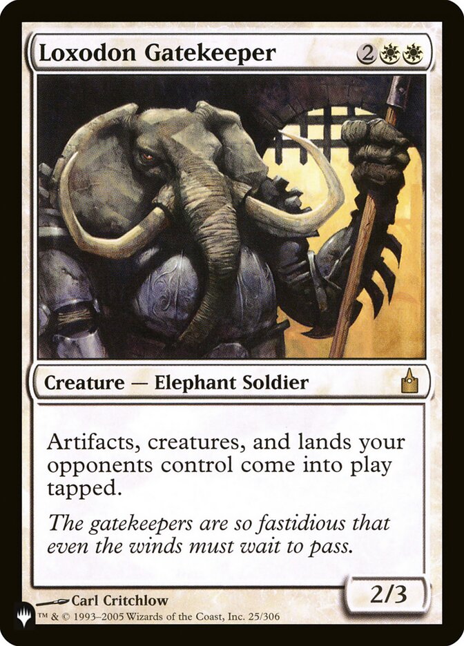 Loxodon Gatekeeper [The List] | L.A. Mood Comics and Games