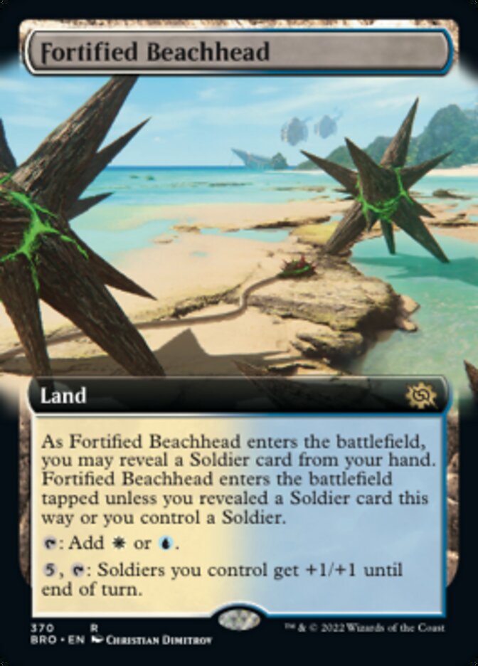 Fortified Beachhead (Extended Art) [The Brothers' War] | L.A. Mood Comics and Games