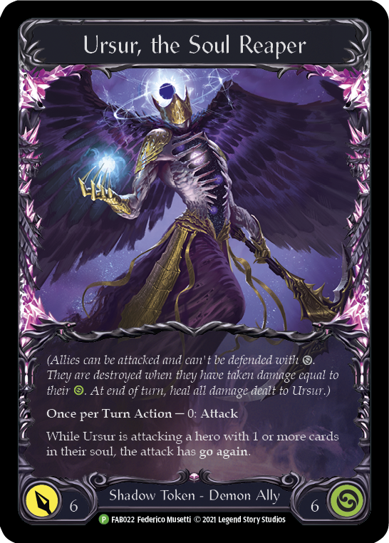 Ursur, the Soul Reaper [FAB022] (Promo)  Cold Foil | L.A. Mood Comics and Games