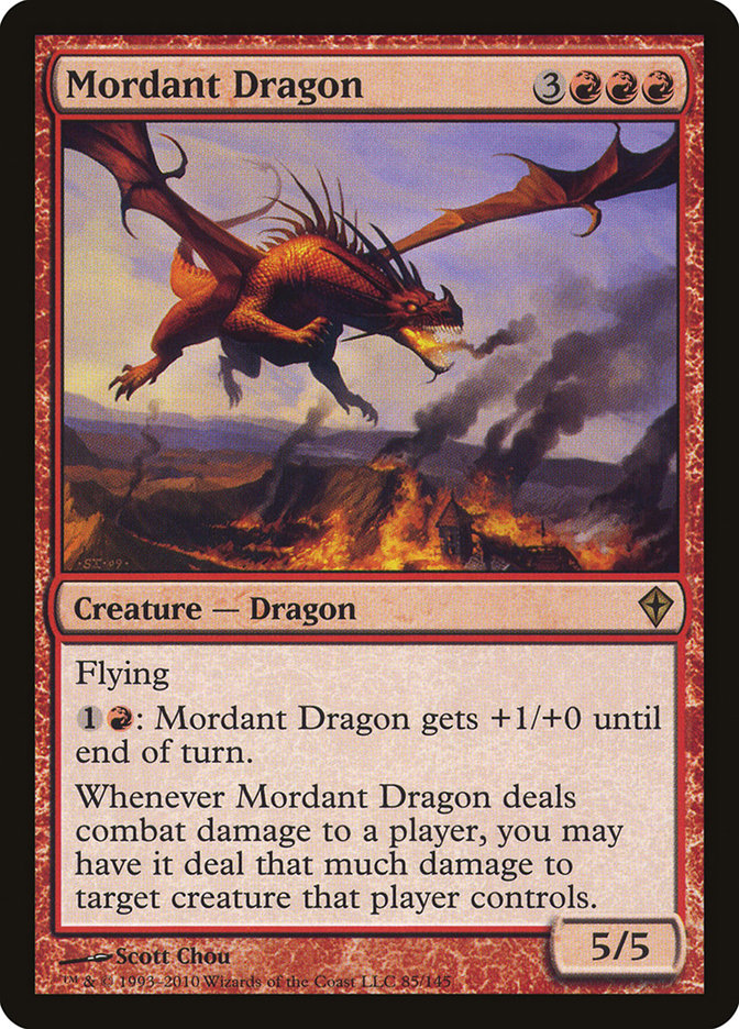 Mordant Dragon [Worldwake] | L.A. Mood Comics and Games