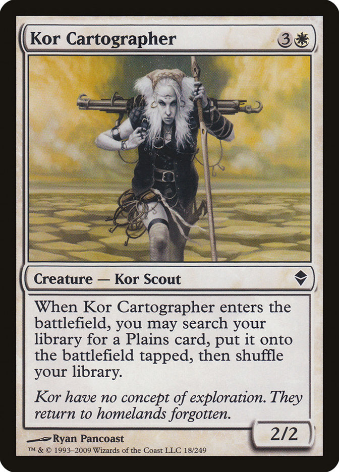 Kor Cartographer [Zendikar] | L.A. Mood Comics and Games