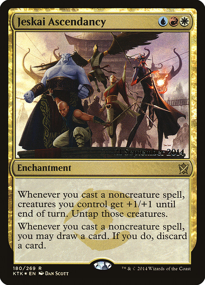 Jeskai Ascendancy [Khans of Tarkir Prerelease Promos] | L.A. Mood Comics and Games