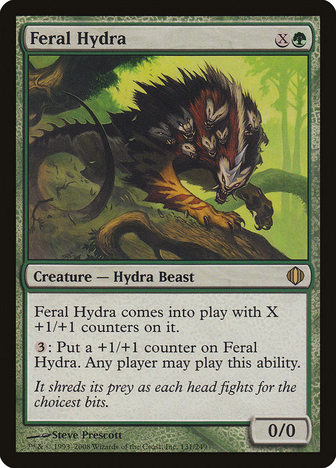 Feral Hydra (Oversized) [Oversize Cards] | L.A. Mood Comics and Games