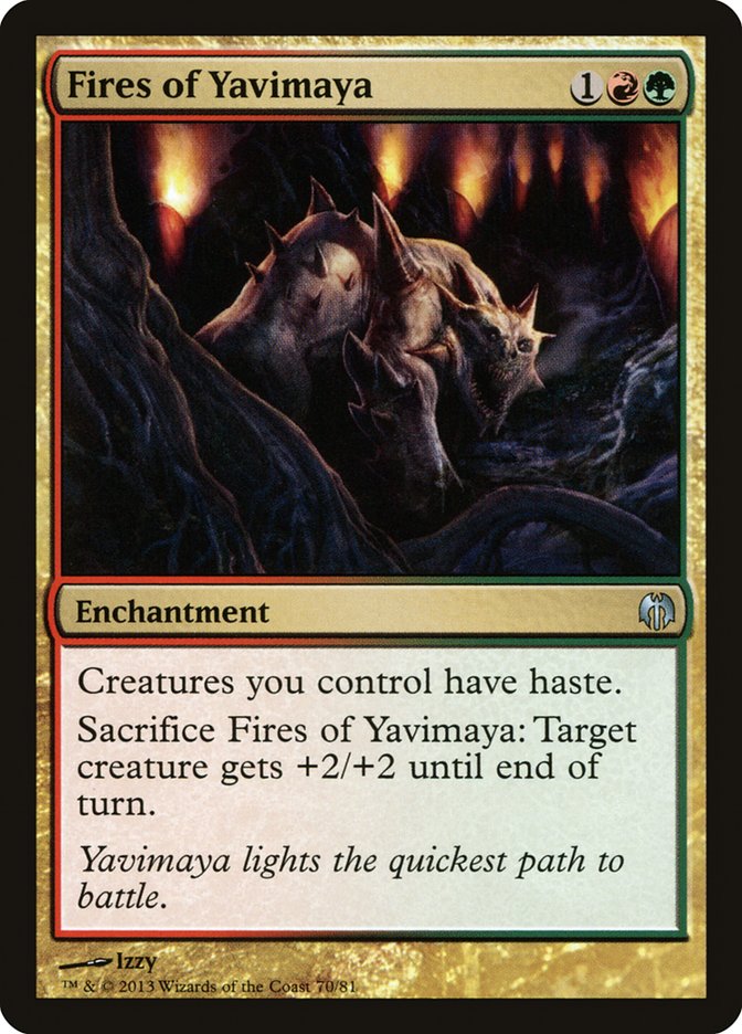 Fires of Yavimaya [Duel Decks: Heroes vs. Monsters] | L.A. Mood Comics and Games