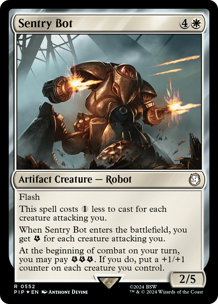 Sentry Bot (Surge Foil) [Fallout] | L.A. Mood Comics and Games