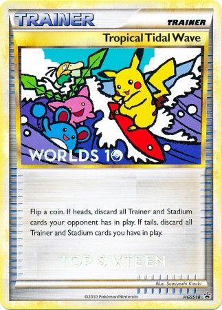 Tropical Tidal Wave (HGSS18) (Top 16) [HeartGold & SoulSilver: Black Star Promos] | L.A. Mood Comics and Games