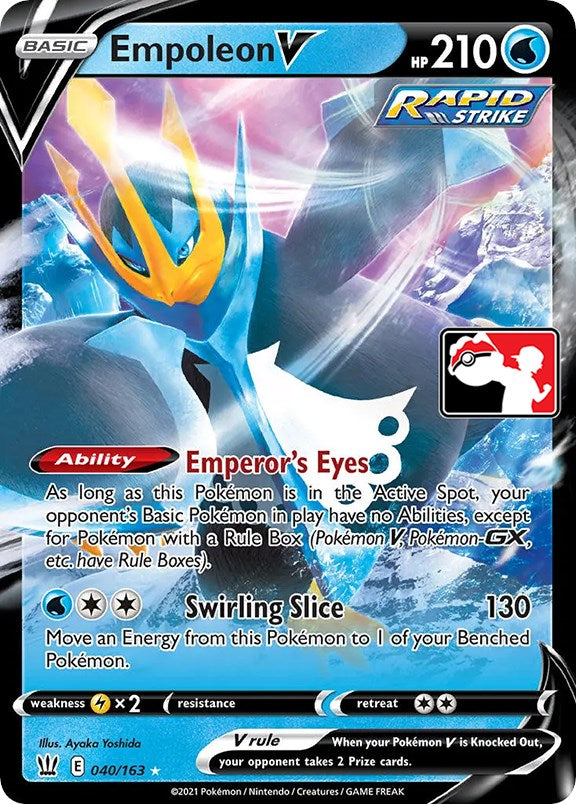 Empoleon V (040/163) [Prize Pack Series One] | L.A. Mood Comics and Games