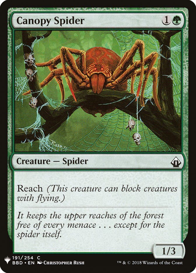 Canopy Spider [Mystery Booster] | L.A. Mood Comics and Games