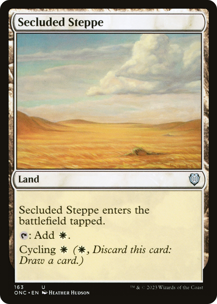 Secluded Steppe [Phyrexia: All Will Be One Commander] | L.A. Mood Comics and Games