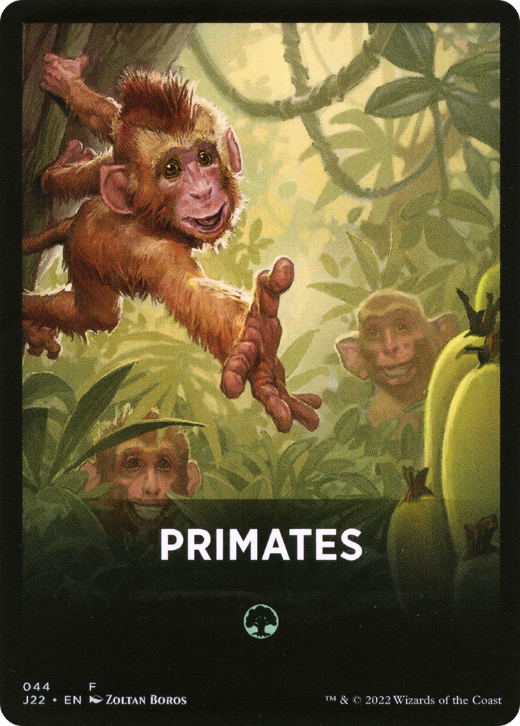 Primates Theme Card [Jumpstart 2022 Front Cards] | L.A. Mood Comics and Games