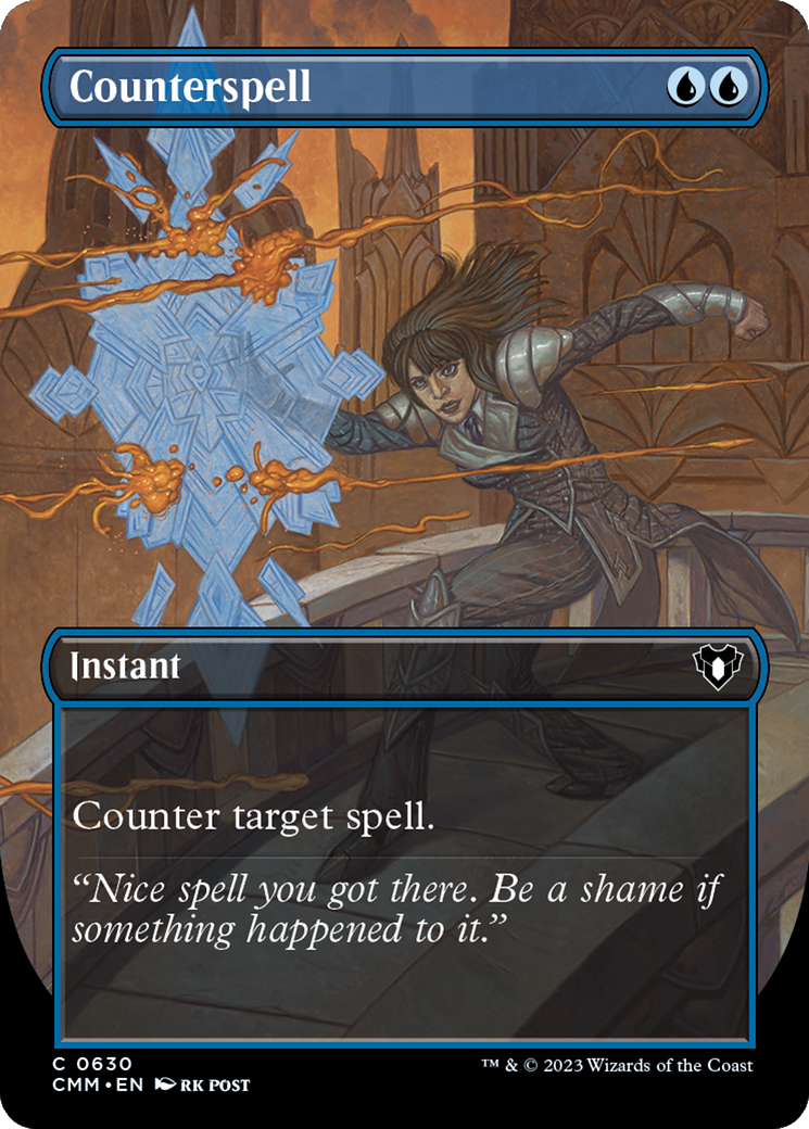 Counterspell (Borderless Alternate Art) [Commander Masters] | L.A. Mood Comics and Games