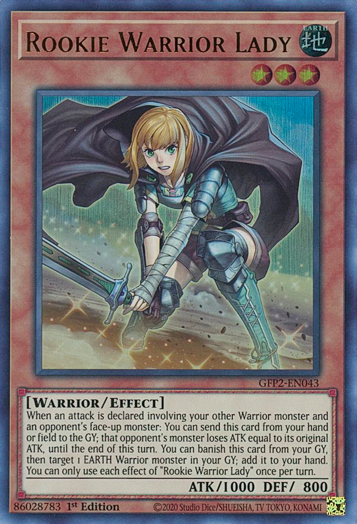 Rookie Warrior Lady [GFP2-EN043] Ultra Rare | L.A. Mood Comics and Games