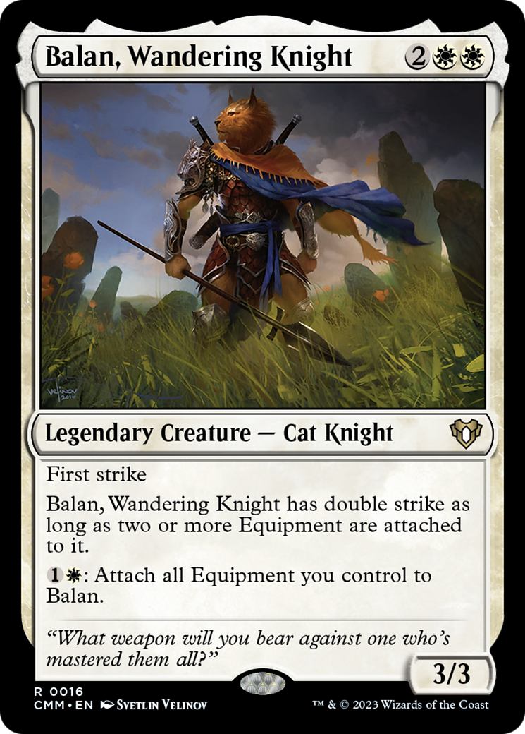 Balan, Wandering Knight [Commander Masters] | L.A. Mood Comics and Games