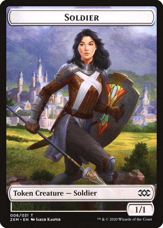 Soldier Token [Double Masters Tokens] | L.A. Mood Comics and Games