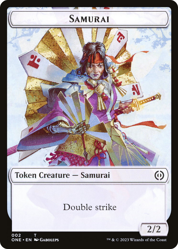 Samurai Token [Phyrexia: All Will Be One Tokens] | L.A. Mood Comics and Games