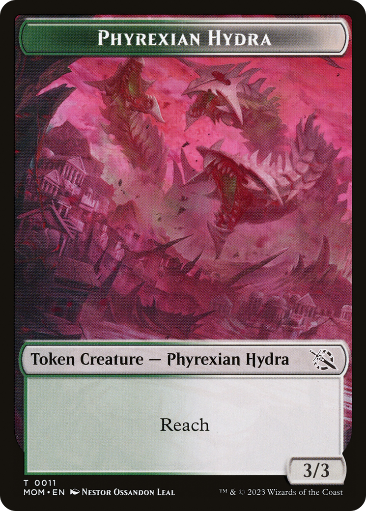 Phyrexian Myr // Phyrexian Hydra (11) Double-Sided Token [March of the Machine Tokens] | L.A. Mood Comics and Games