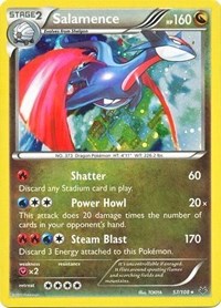 Salamence (57/108) (Cosmos Holo) (Blister Exclusive) [XY: Roaring Skies] | L.A. Mood Comics and Games