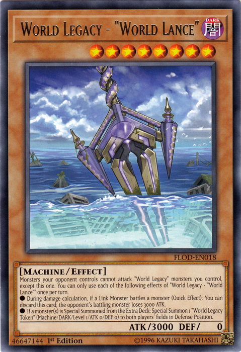 World Legacy - "World Lance" [FLOD-EN018] Rare | L.A. Mood Comics and Games