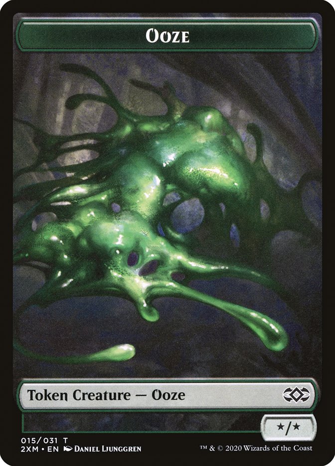 Myr (007) // Ooze Double-Sided Token [Double Masters Tokens] | L.A. Mood Comics and Games