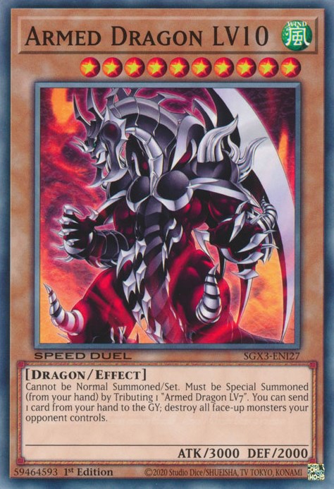 Armed Dragon LV10 [SGX3-ENI27] Common | L.A. Mood Comics and Games