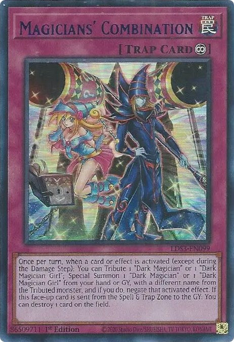 Magicians' Combination (Blue) [LDS3-EN099] Ultra Rare | L.A. Mood Comics and Games