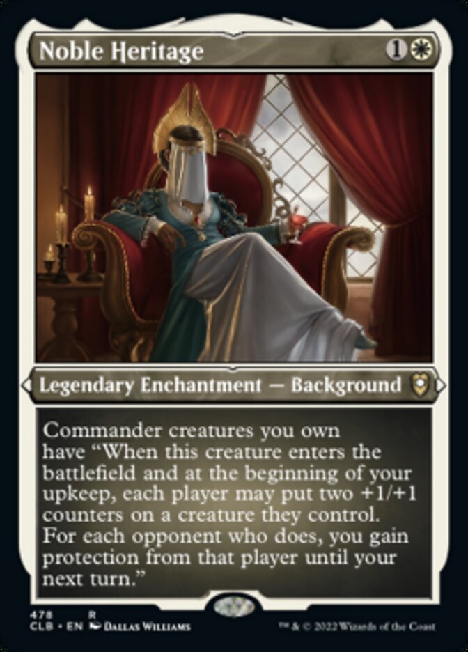 Noble Heritage (Foil Etched) [Commander Legends: Battle for Baldur's Gate] | L.A. Mood Comics and Games