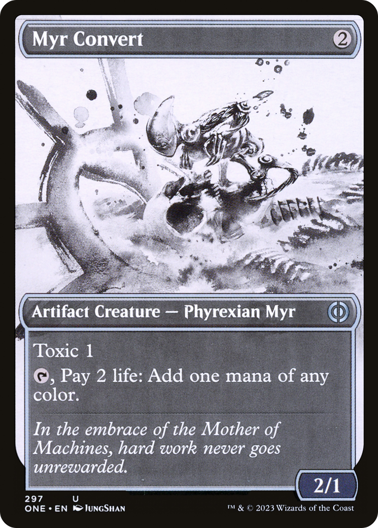 Myr Convert (Showcase Ichor) [Phyrexia: All Will Be One] | L.A. Mood Comics and Games