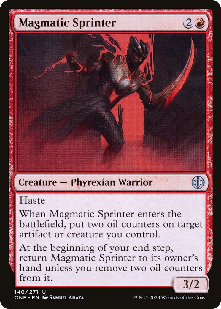 Magmatic Sprinter [Phyrexia: All Will Be One] | L.A. Mood Comics and Games