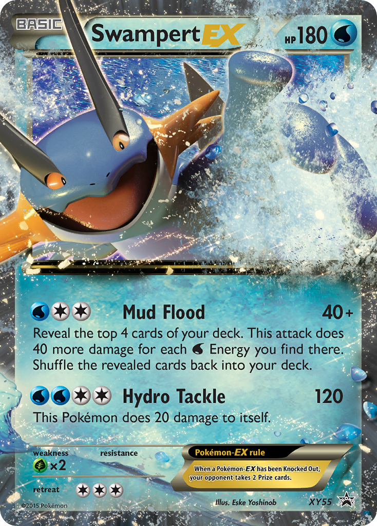 Swampert EX (XY55) [XY: Black Star Promos] | L.A. Mood Comics and Games