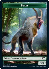 Beast // Saproling Double-Sided Token [Double Masters Tokens] | L.A. Mood Comics and Games