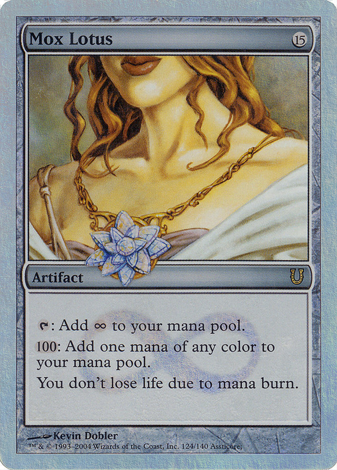 Mox Lotus (Alternate Foil) [Unhinged] | L.A. Mood Comics and Games