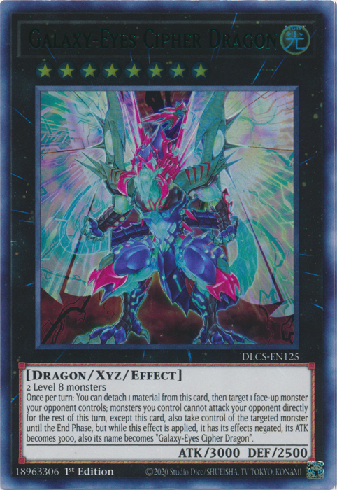 Galaxy-Eyes Cipher Dragon (Green) [DLCS-EN125] Ultra Rare | L.A. Mood Comics and Games