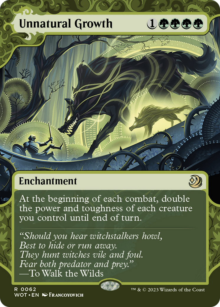 Unnatural Growth [Wilds of Eldraine: Enchanting Tales] | L.A. Mood Comics and Games