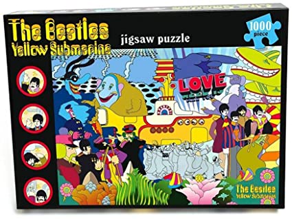 Puzzle 1000 Piece: The Beatles Yellow Submarine | L.A. Mood Comics and Games