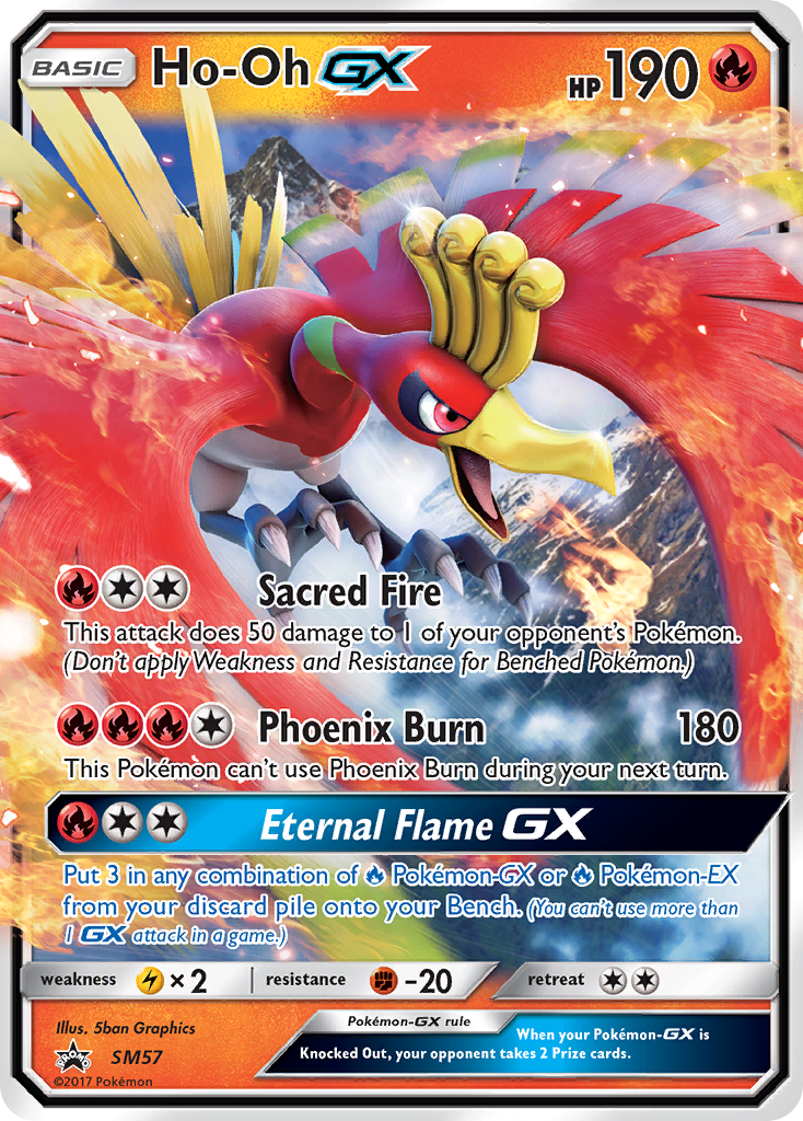 Ho-Oh GX (SM57) [Sun & Moon: Black Star Promos] | L.A. Mood Comics and Games
