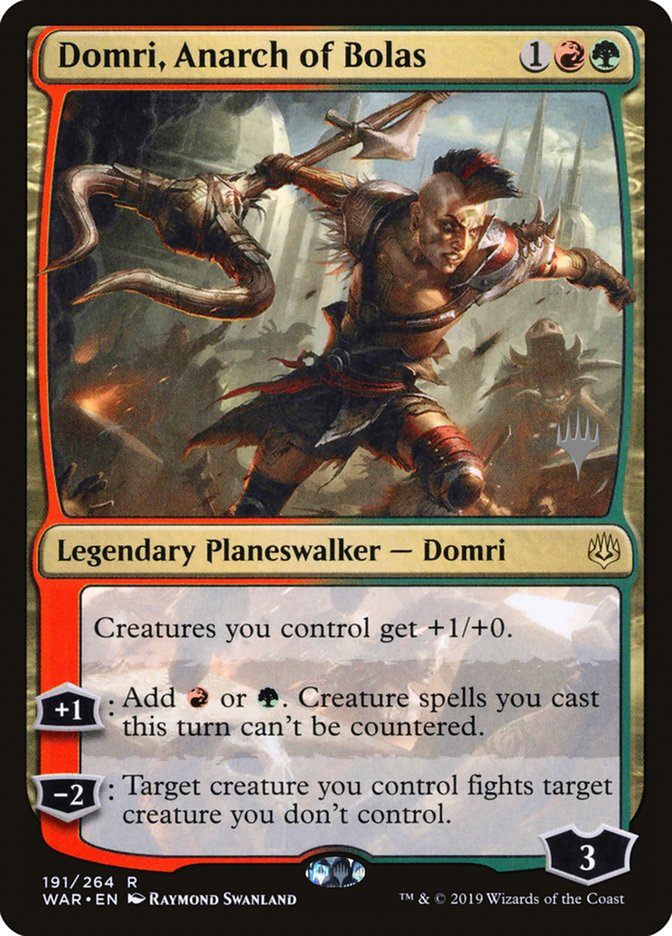 Domri, Anarch of Bolas (Promo Pack) [War of the Spark Promos] | L.A. Mood Comics and Games