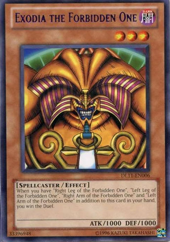 Exodia the Forbidden One (Purple) [DL11-EN006] Rare | L.A. Mood Comics and Games