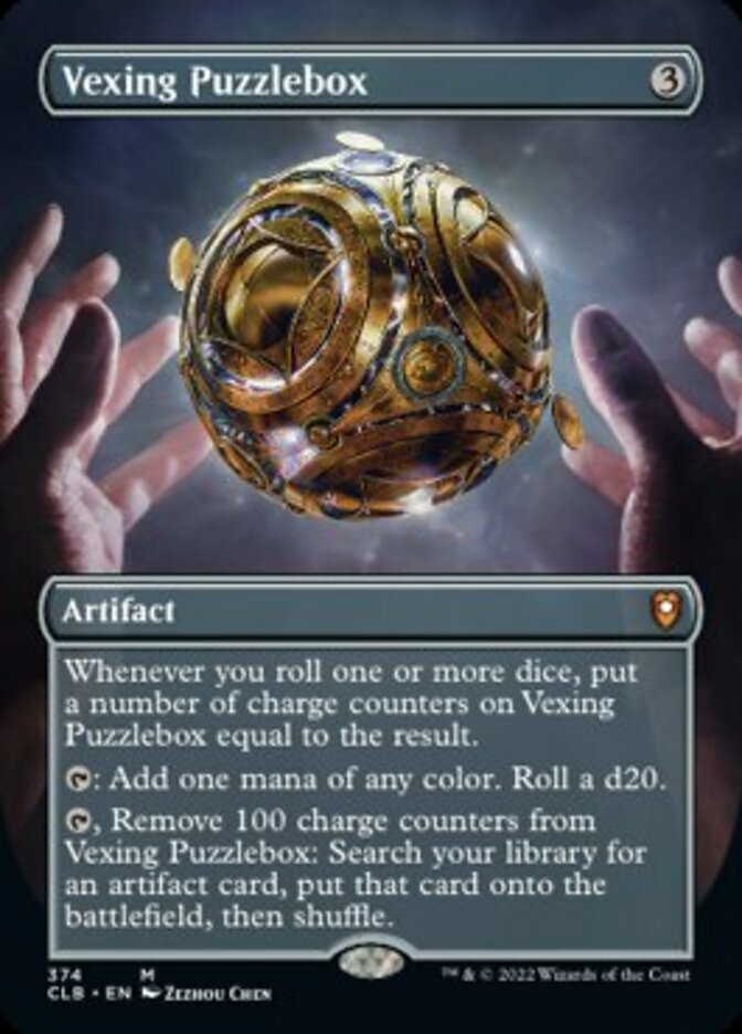 Vexing Puzzlebox (Borderless Alternate Art) [Commander Legends: Battle for Baldur's Gate] | L.A. Mood Comics and Games