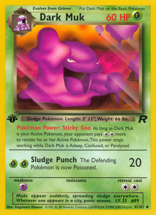 Dark Muk (41/82) [Team Rocket 1st Edition] | L.A. Mood Comics and Games