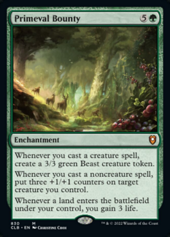 Primeval Bounty [Commander Legends: Battle for Baldur's Gate] | L.A. Mood Comics and Games