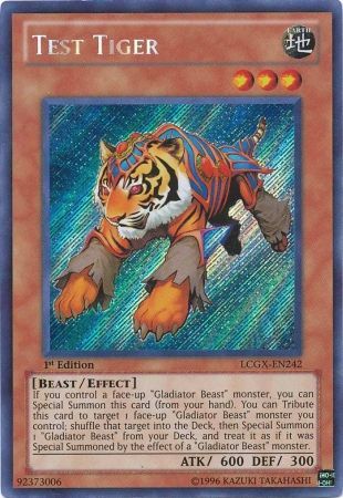 Test Tiger [LCGX-EN242] Secret Rare | L.A. Mood Comics and Games