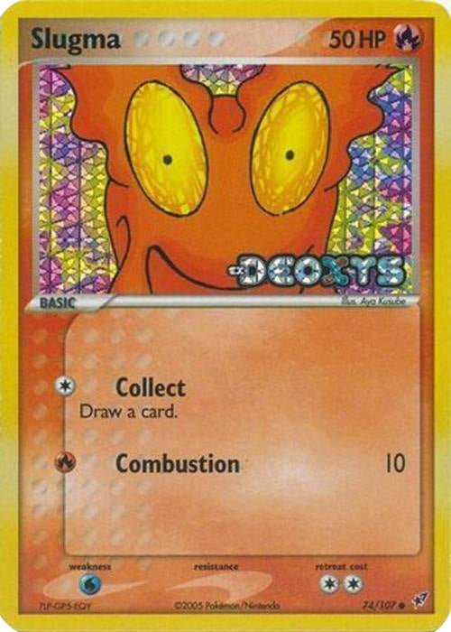 Slugma (74/107) (Stamped) [EX: Deoxys] | L.A. Mood Comics and Games