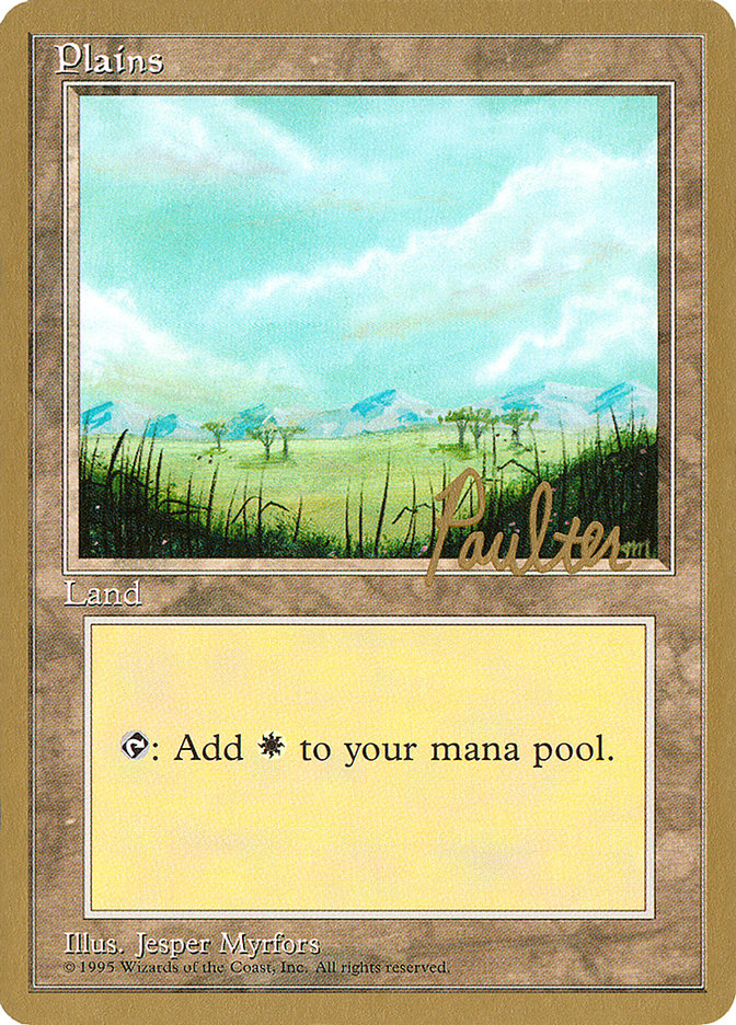 Plains (pp365) (Preston Poulter) [Pro Tour Collector Set] | L.A. Mood Comics and Games
