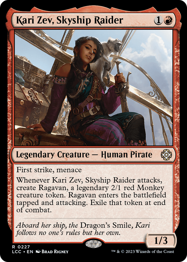 Kari Zev, Skyship Raider [The Lost Caverns of Ixalan Commander] | L.A. Mood Comics and Games