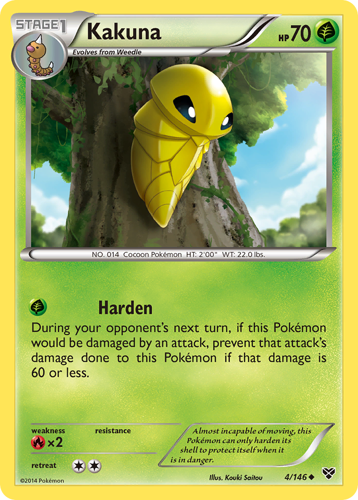 Kakuna (4/146) [XY: Base Set] | L.A. Mood Comics and Games