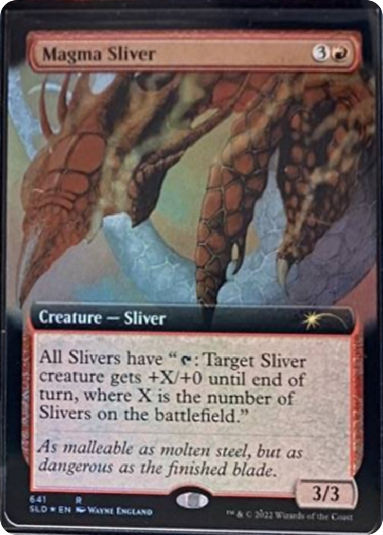 Magma Sliver (Extended Art) [Secret Lair Drop Series] | L.A. Mood Comics and Games