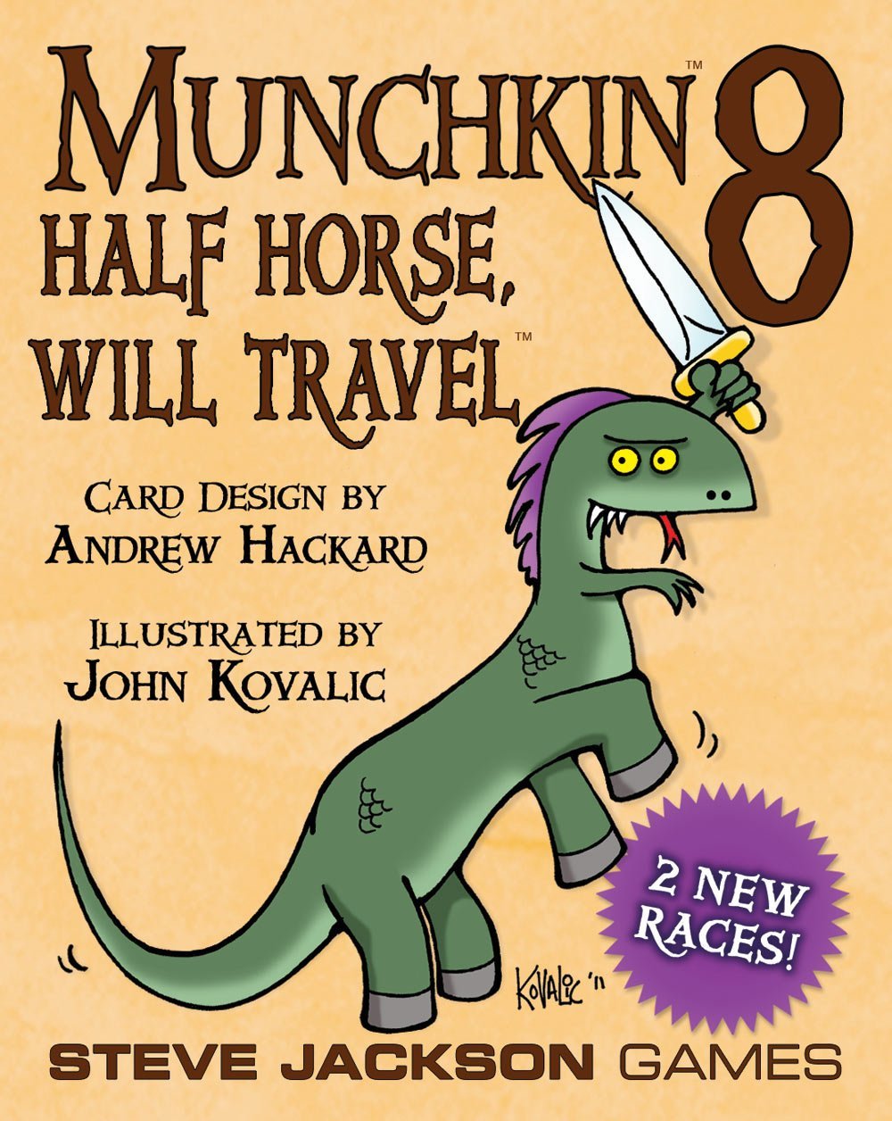 Munchkin 8" Half Horse, Will Travel Card Game | L.A. Mood Comics and Games