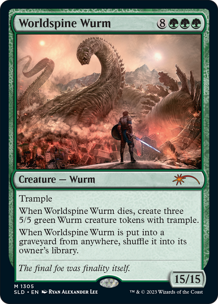 Worldspine Wurm [Secret Lair Drop Series] | L.A. Mood Comics and Games