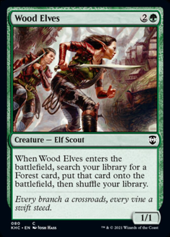 Wood Elves [Kaldheim Commander] | L.A. Mood Comics and Games
